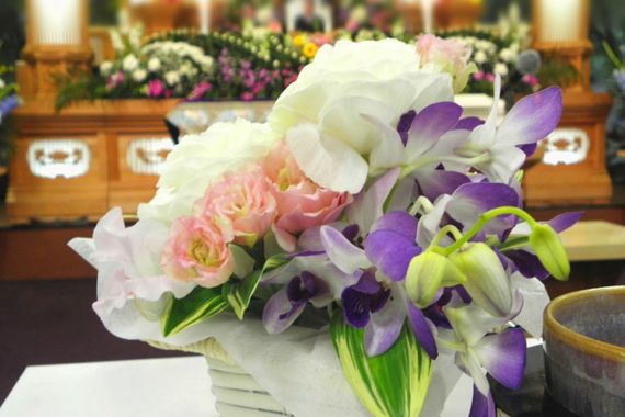 厳かな花束